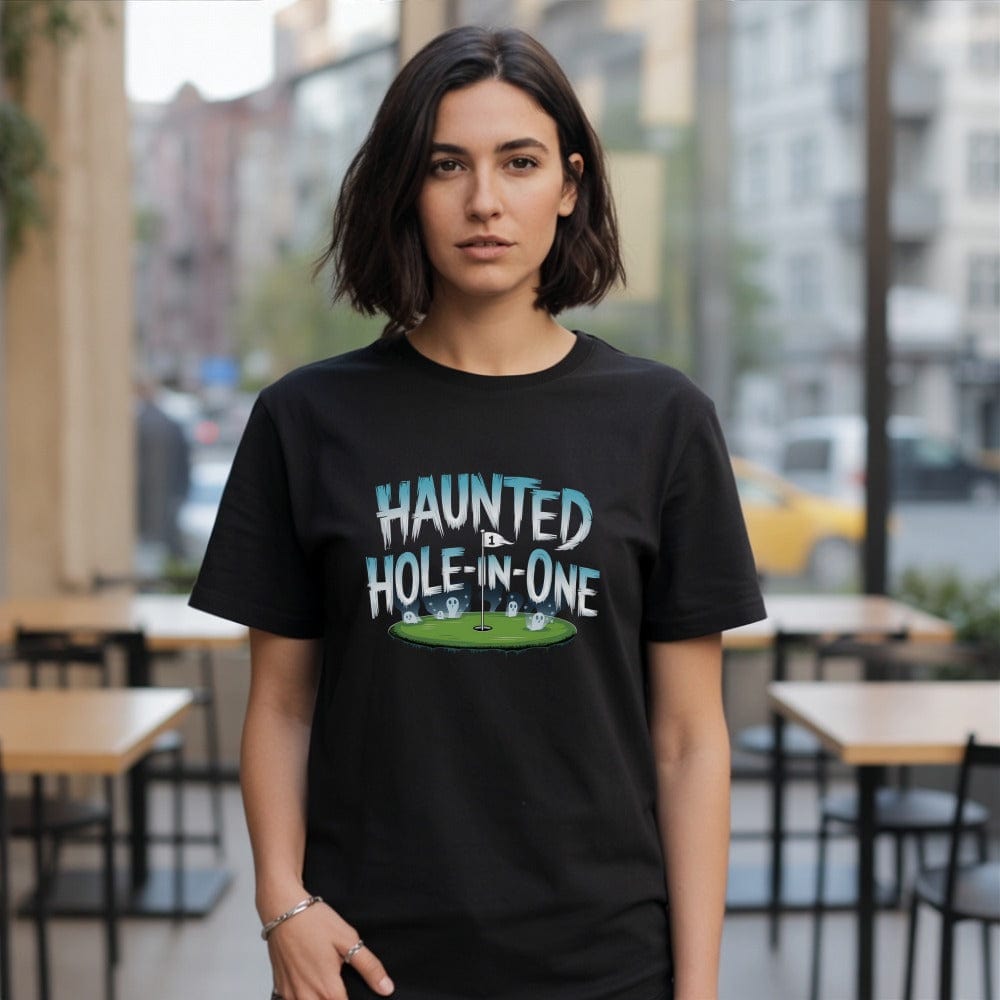 Haunted Hole In One T-Shirt - Funny Golf Tee by Swing Epic