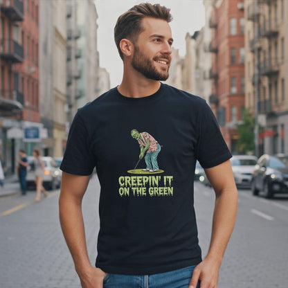Creepin’ It on the Green T-Shirt - Funny Golf Tee by Swing Epic