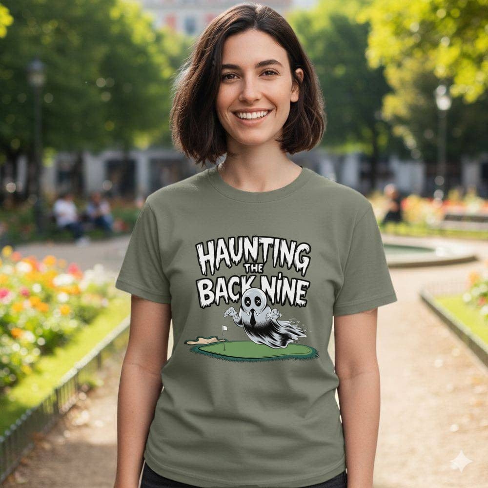 Haunting the Back Nine T-Shirt - Funny Golf Tee by Swing Epic