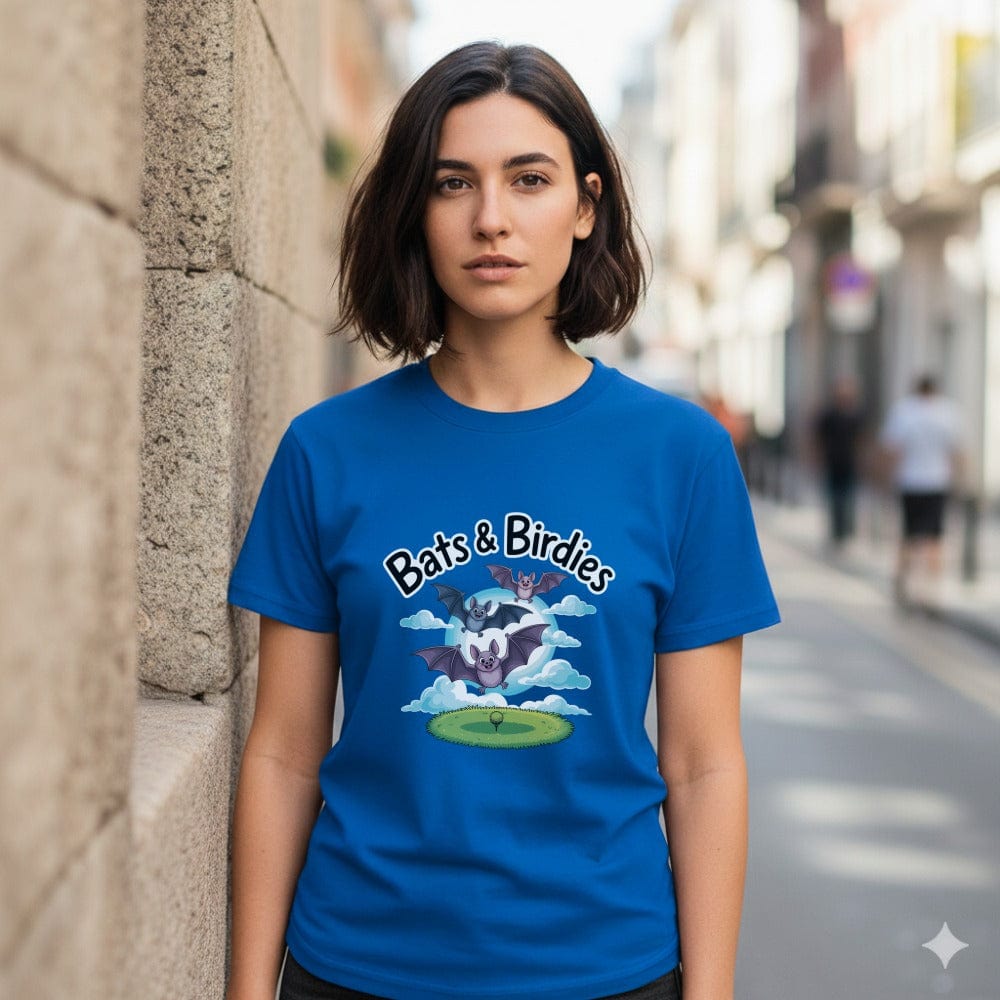 Bats & Birdies T-Shirt - Funny Golf Tee by Swing Epic