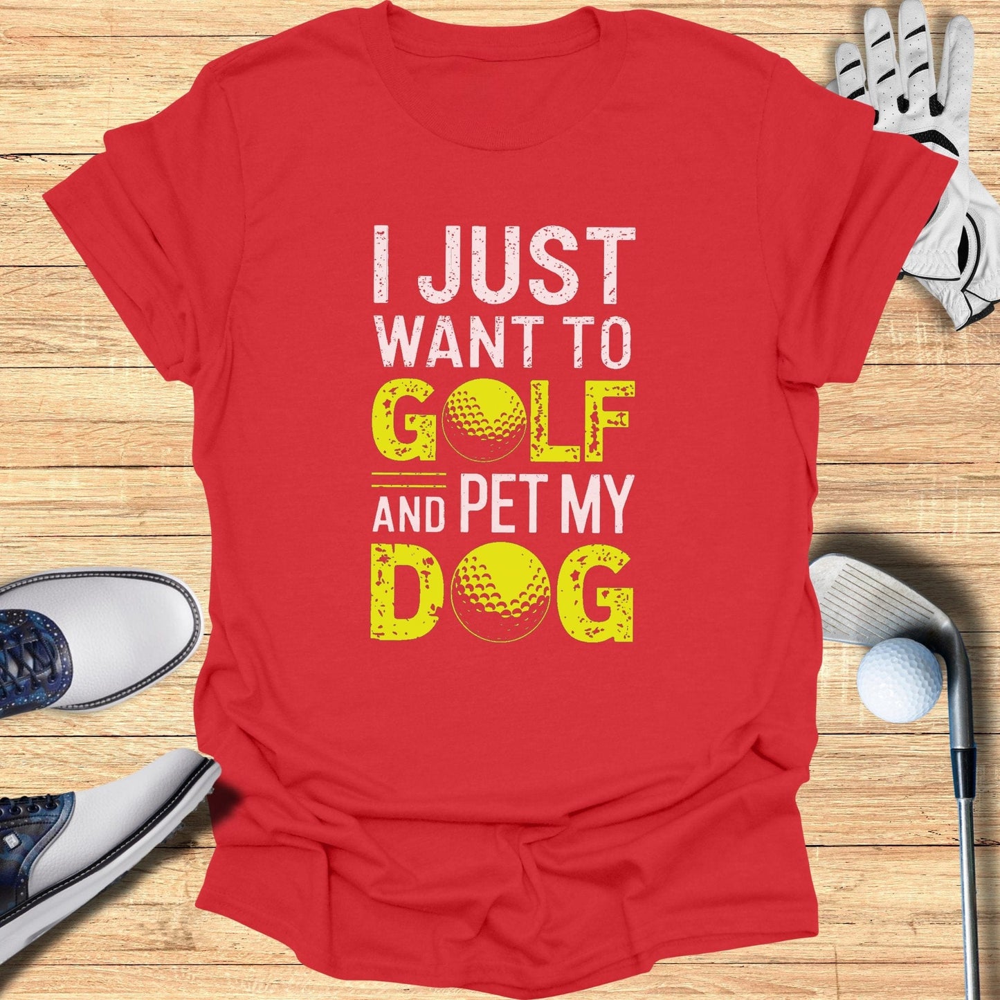 I Just Want To Golf T-Shirt - Funny Golf Tee by Swing Epic