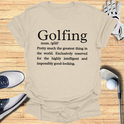 Golfing Definition T-Shirt - Funny Golf Tee by Swing Epic