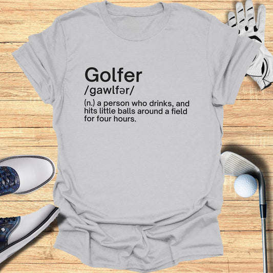Golfer Definition T-Shirt - Funny Golf Tee by Swing Epic