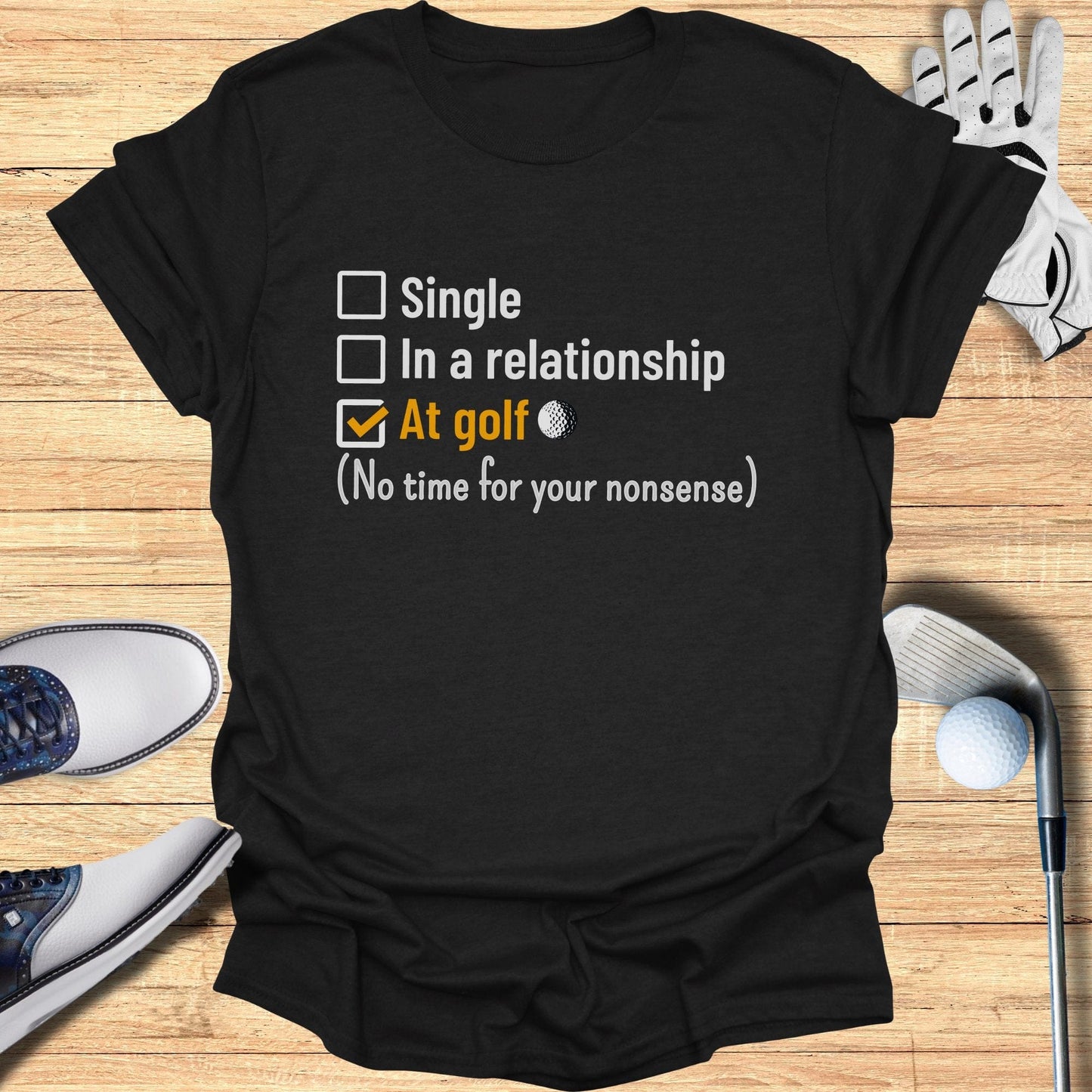 Relationship Vs Golf T-Shirt - Funny Golf Tee by Swing Epic