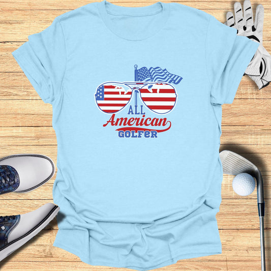All American Golfer T-Shirt - Funny Golf Tee by Swing Epic