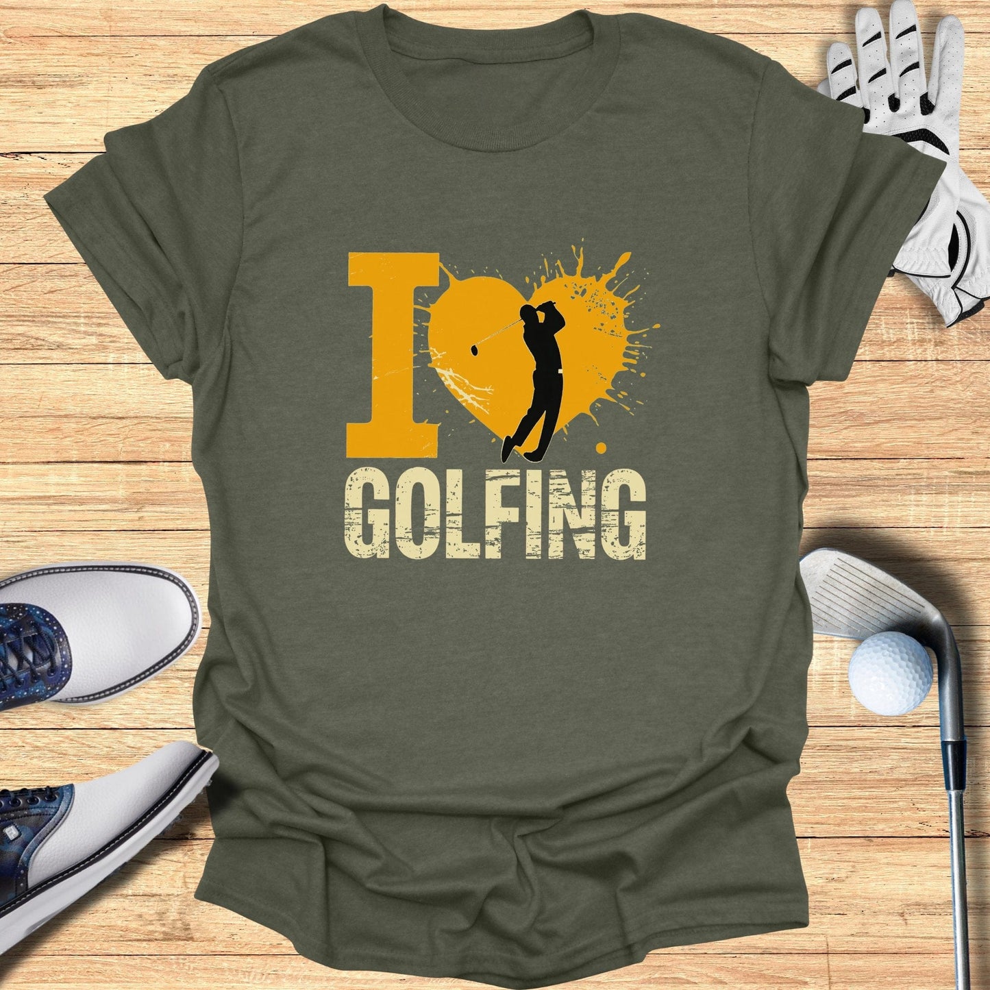 I Love Golfing T-Shirt - Funny Golf Tee by Swing Epic