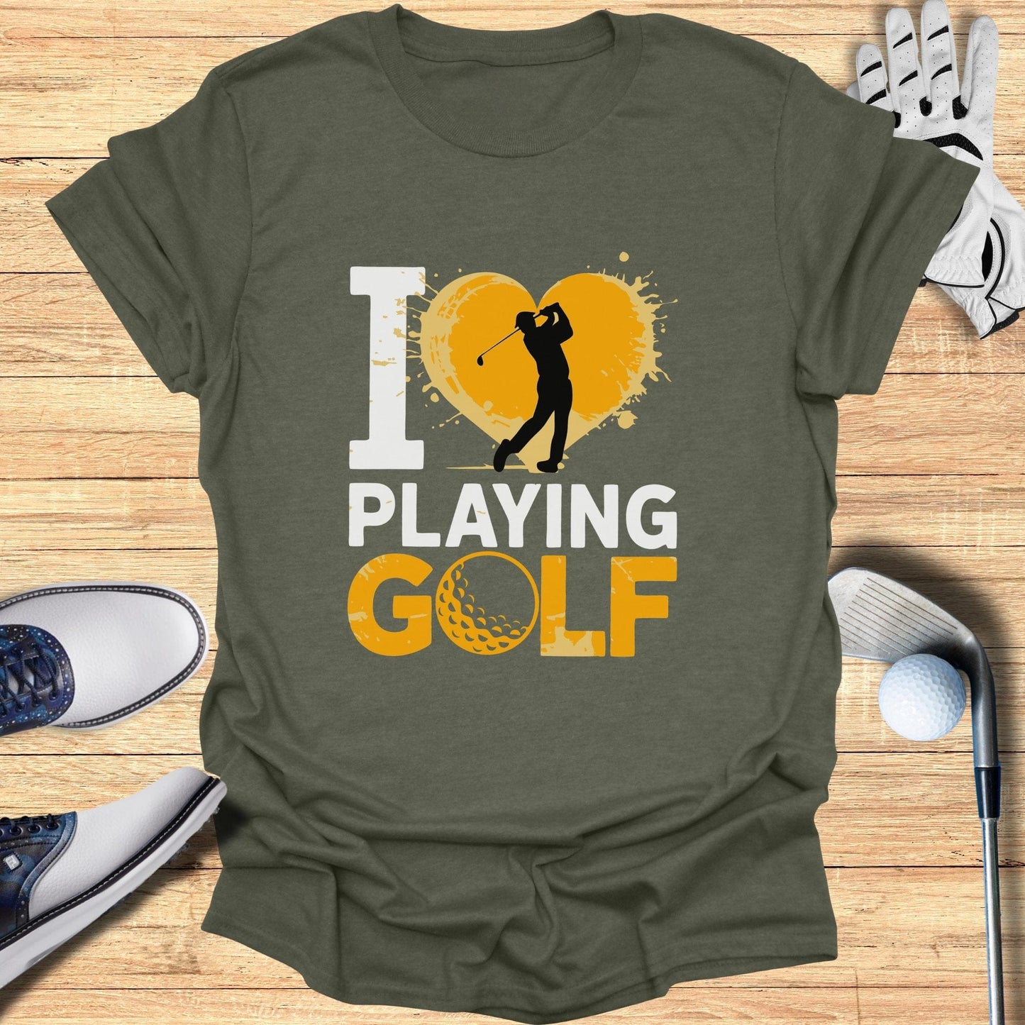 I Love Playing Golf T-Shirt - Funny Golf Tee by Swing Epic