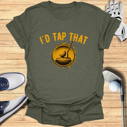 I'd Tap That T-Shirt - Funny Golf T-Shirt by SwingEpic