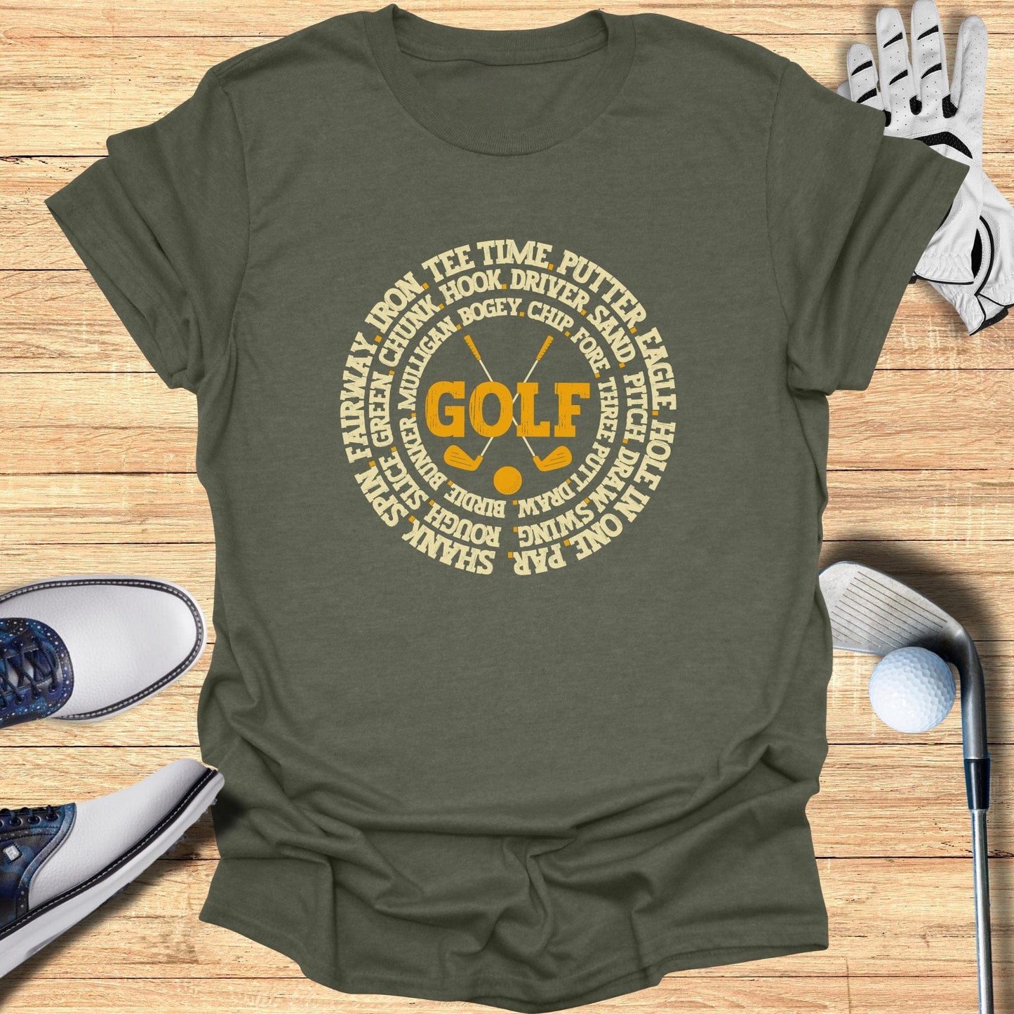 Golfing Terminology T-Shirt - Funny Golf Tee by Swing Epic