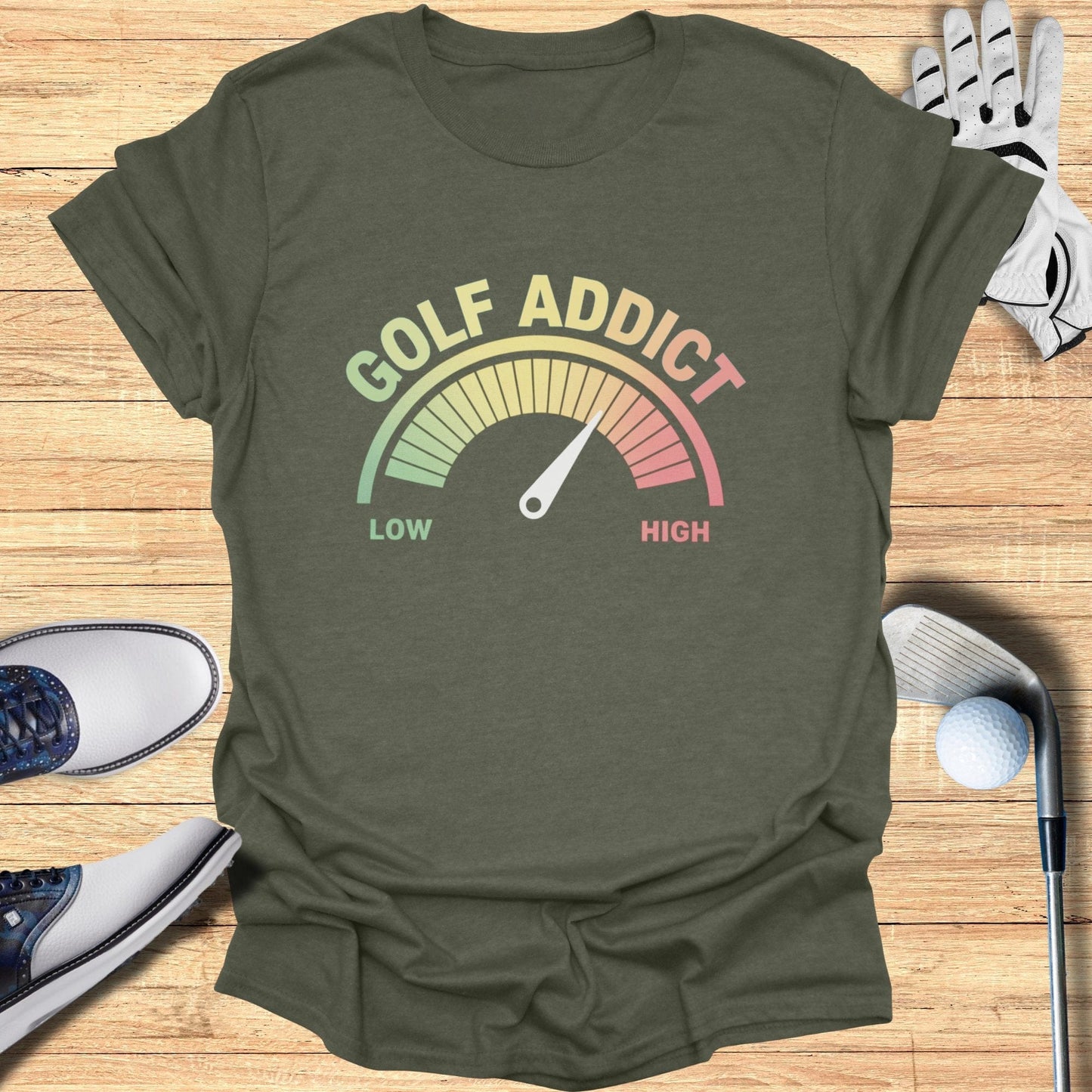 Golf Addict T-Shirt - Funny Golf Tee by Swing Epic