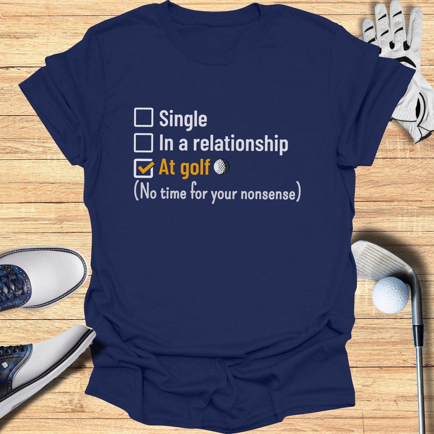 Relationship Vs Golf T-Shirt - Funny Golf Tee by Swing Epic