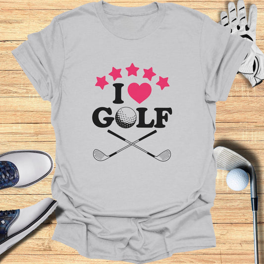 I Love Golf T-Shirt - Funny Golf Tee by Swing Epic