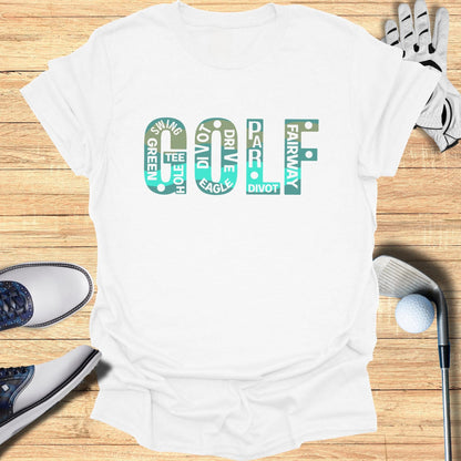 Golf Lingo T-Shirt - Funny Golf Tee by Swing Epic