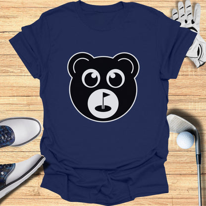 Golf Enthusiast Teddy Bear Graphic Tee Shirt