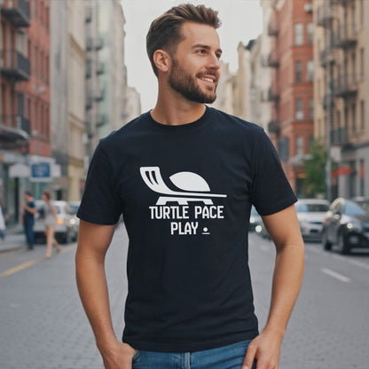 Turtle Pace Play Design Urban Fashion T-shirt