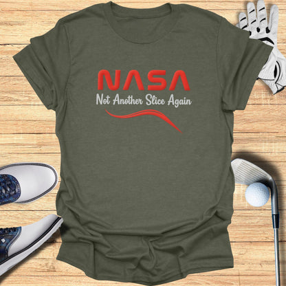 NASA Not Another Slice Again Golf T-Shirt