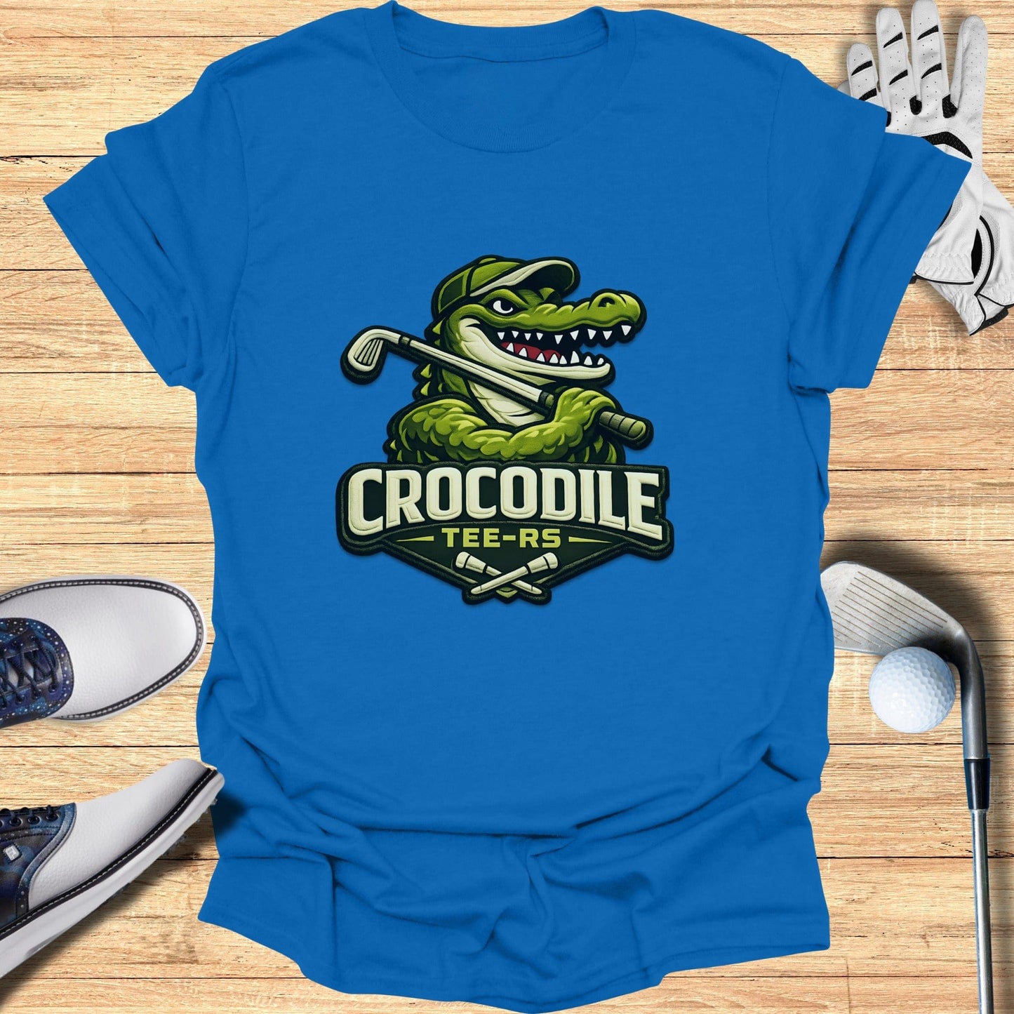 Crocodile Golf Tee-Rs Funny Graphic Tee Shirt