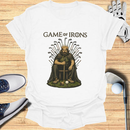 Game of Irons Graphic T-Shirt for Golf Enthusiasts