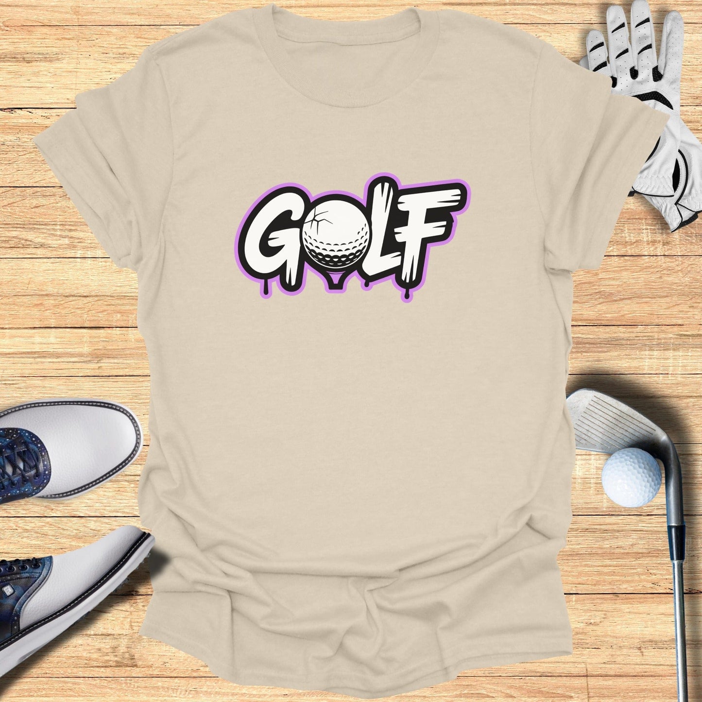 Graphic Golf Themed Tee Ideal for Summer Outfits
