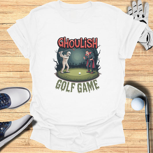 Ghoulish Golf Game Graphic Halloween T-shirt product type