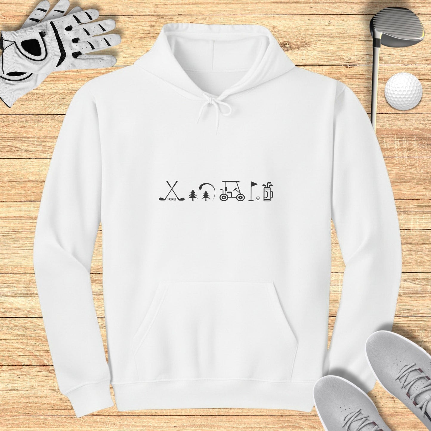 Relaxed Iconic Hoodie for Outdoor and Sports Enthusiasts