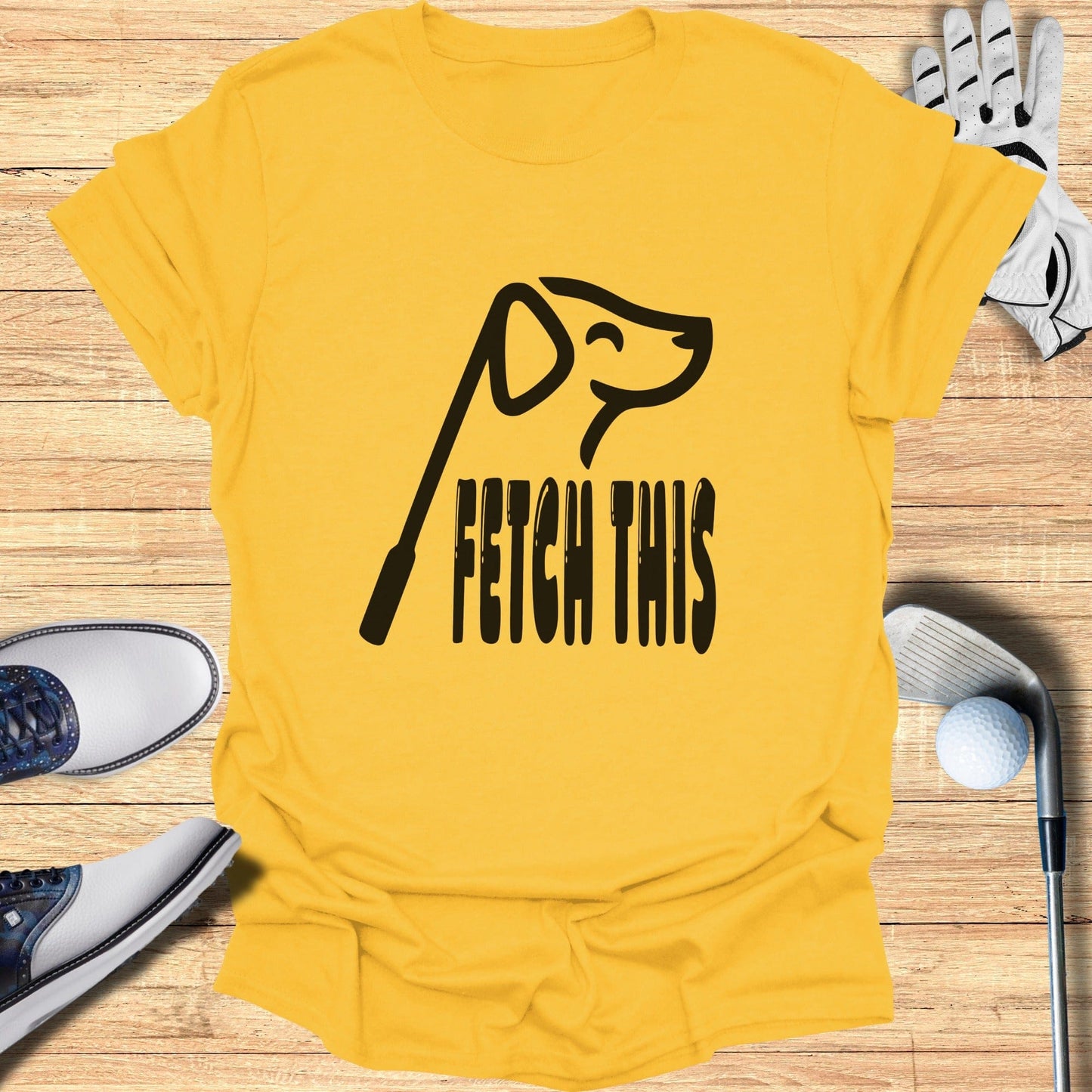 Fetch This Funny Dog Golf T-shirt Product