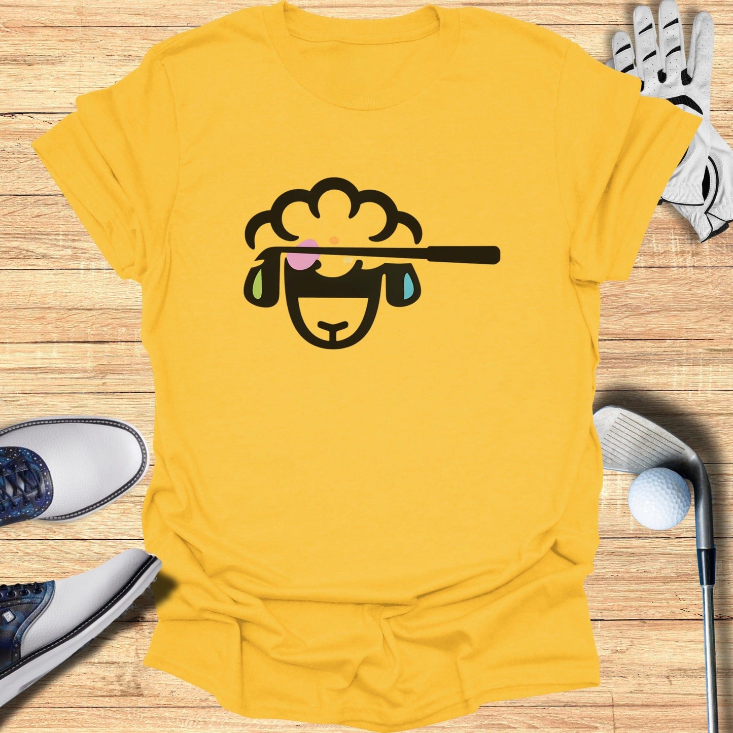 Retro Cool Sheep T-shirt with Fun Cartoon Graphics
