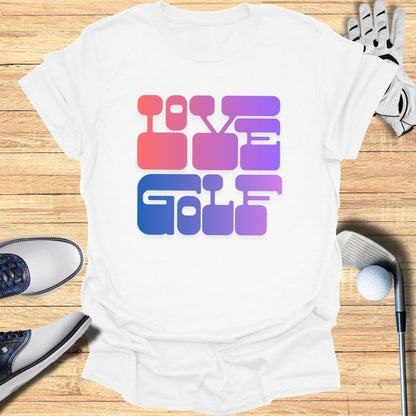 Love Golf Graphic Men's T-Shirt for Casual Wear