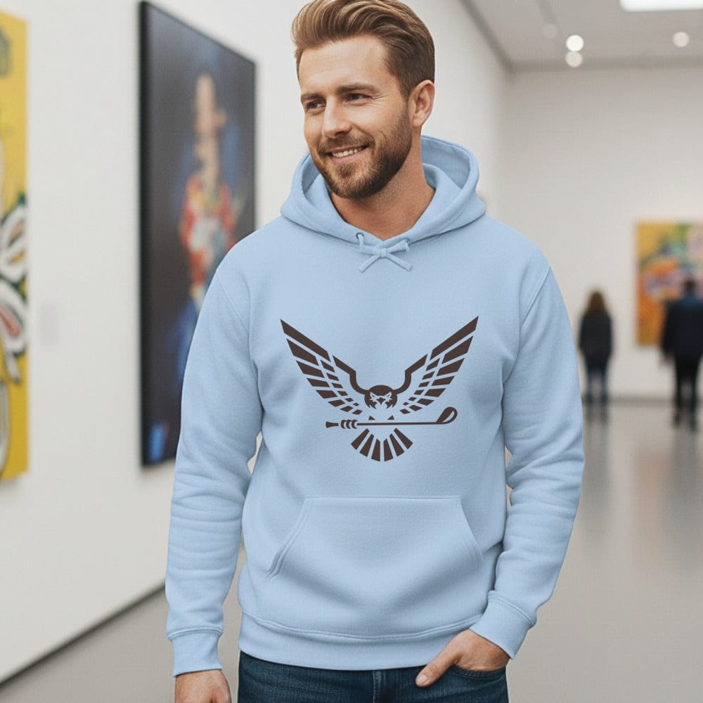 Stylish Hoodie Featuring Bold Eagle Design Hoodie