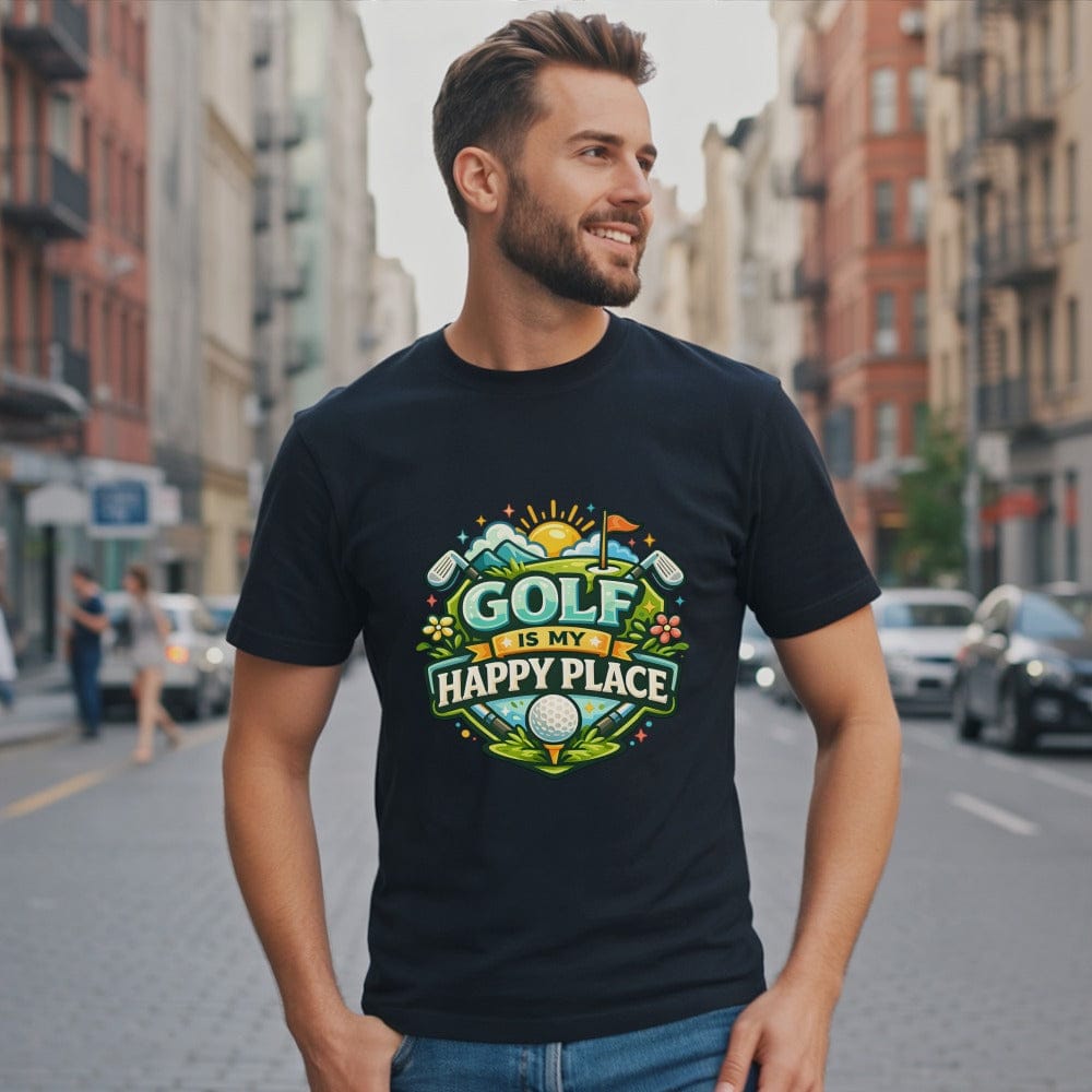 Golf Is My Happy Place Shirt For Golf Lovers