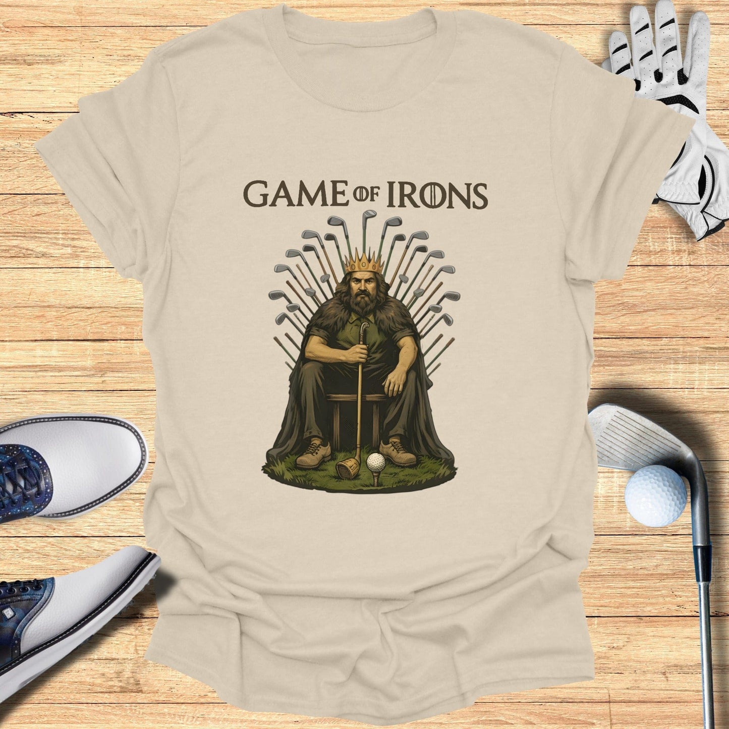 Game Of Irons Themed Graphic Tee Shirt Product