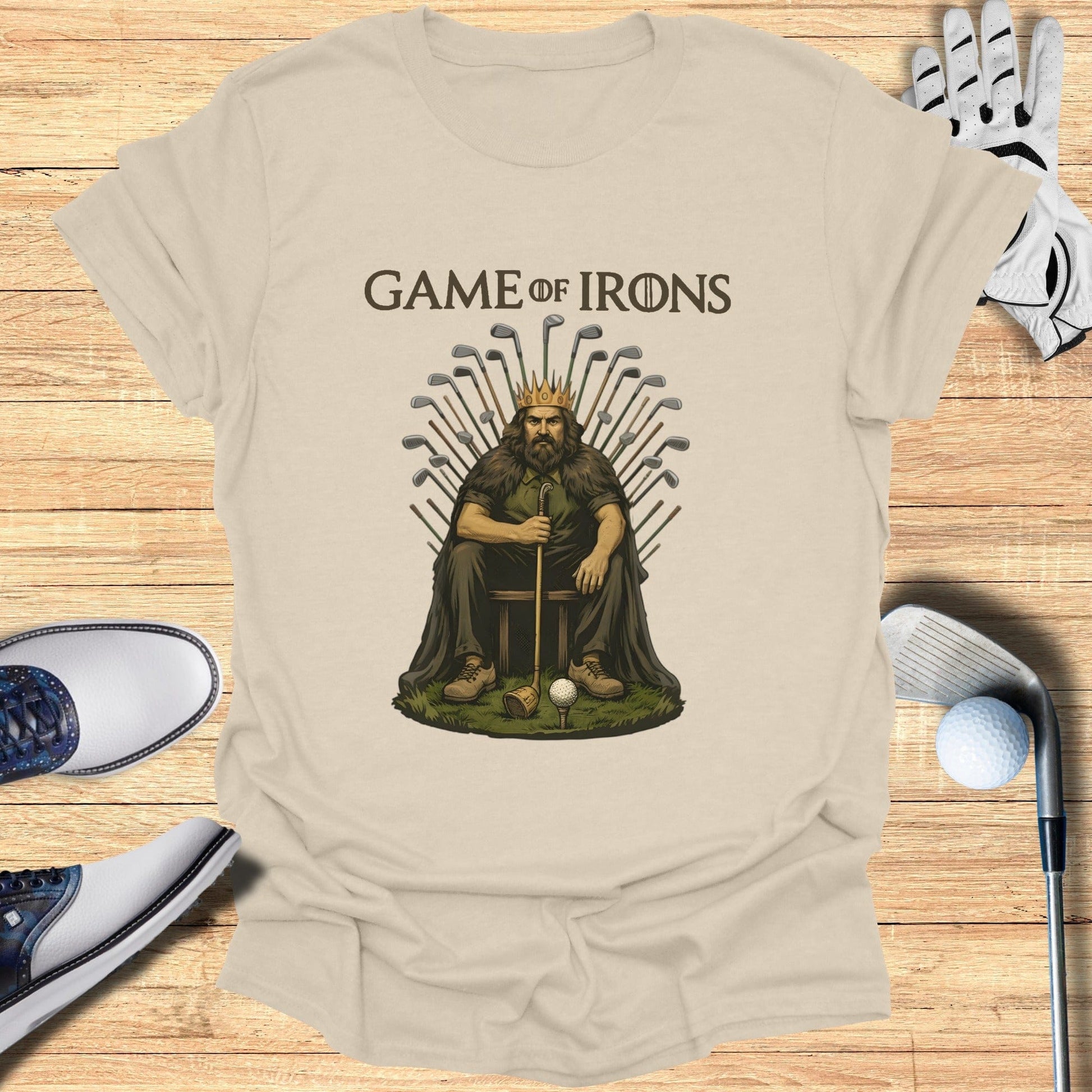 Game Of Irons Themed Graphic Tee Shirt Product