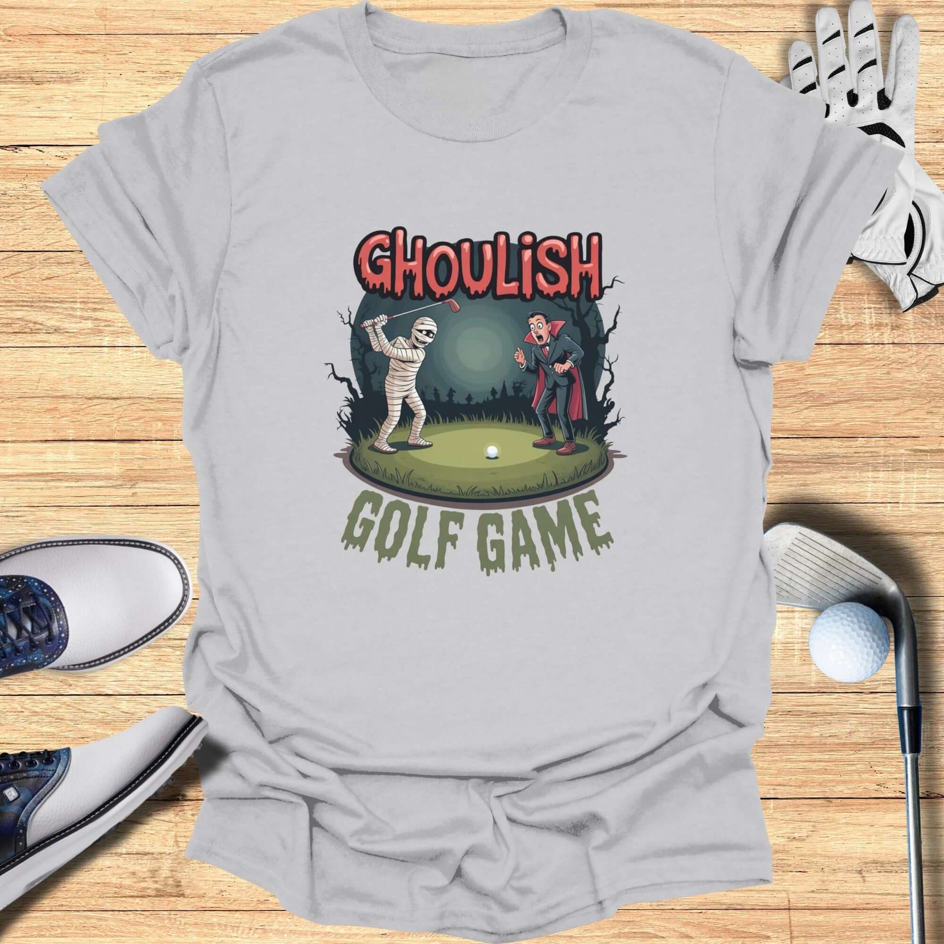 Ghoulish Golf Game T-Shirt - Funny Golf Tee by Swing Epic