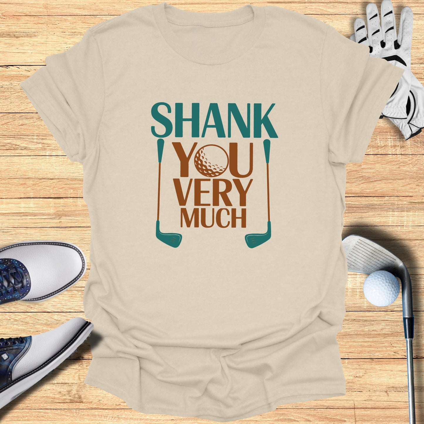 Shank You Very Much Golfing Fun Graphic Tee product