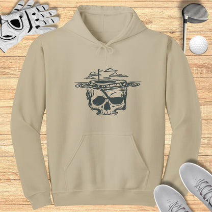 Skull Design Golf Themed Hoodie Apparel