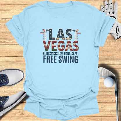 Last Vegas Golf T-Shirt - Funny Golf Tee by Swing Epic