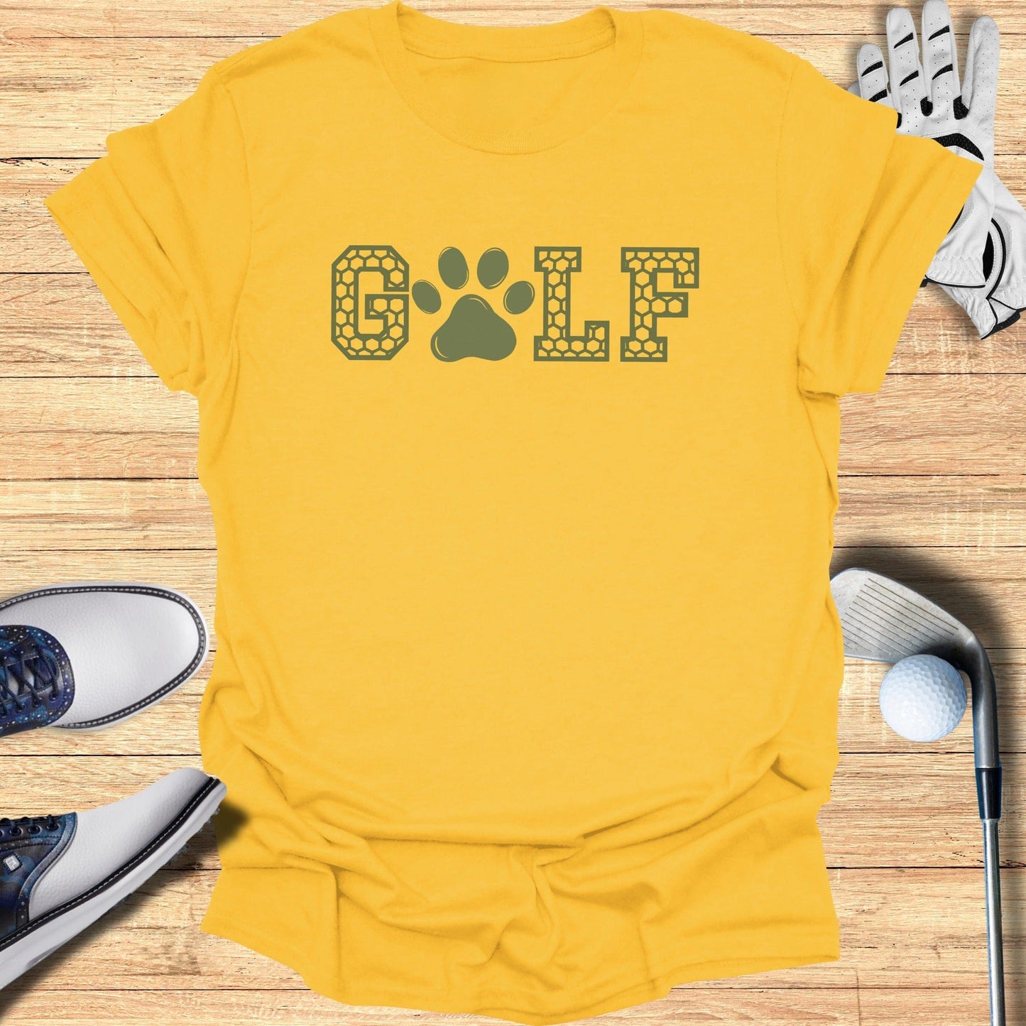 Casual Wear T-Shirt for Golf Pet Lovers