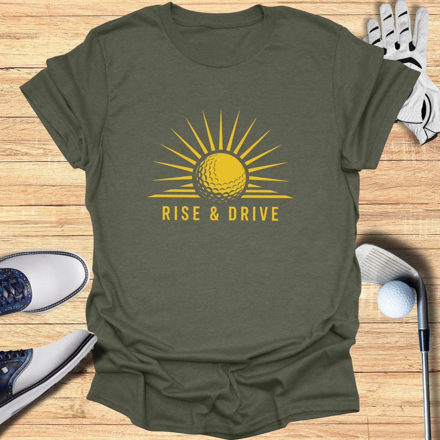 Rise and Drive Graphic Sports T-Shirt