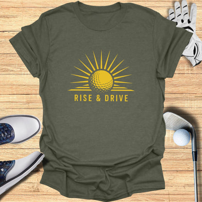 Rise and Drive Graphic Sports T-Shirt