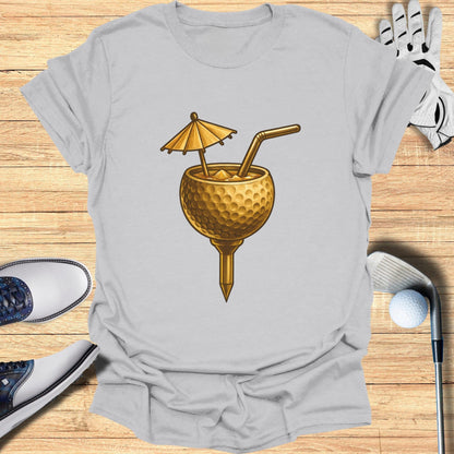 Unique Golf Theme Drink Design T-shirt Golf Lover Gift