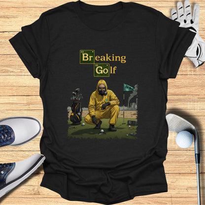 Breaking Golf Funny Graphic Tee for Casual Outings