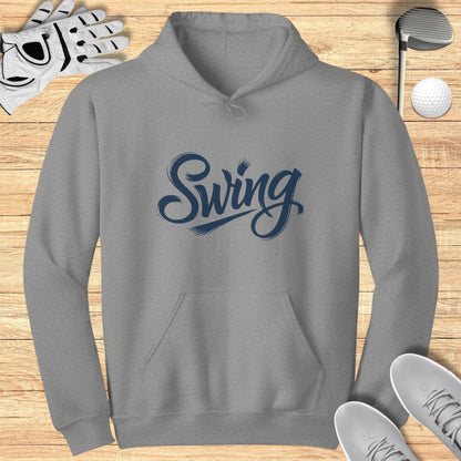 Stylish Swing Print Gray Hoodie Product