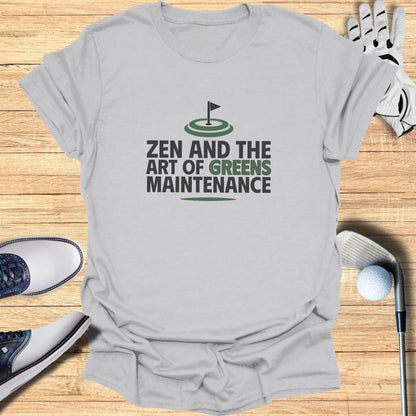 Zen And The Green T-Shirt - Funny Golf Tee by Swing Epic