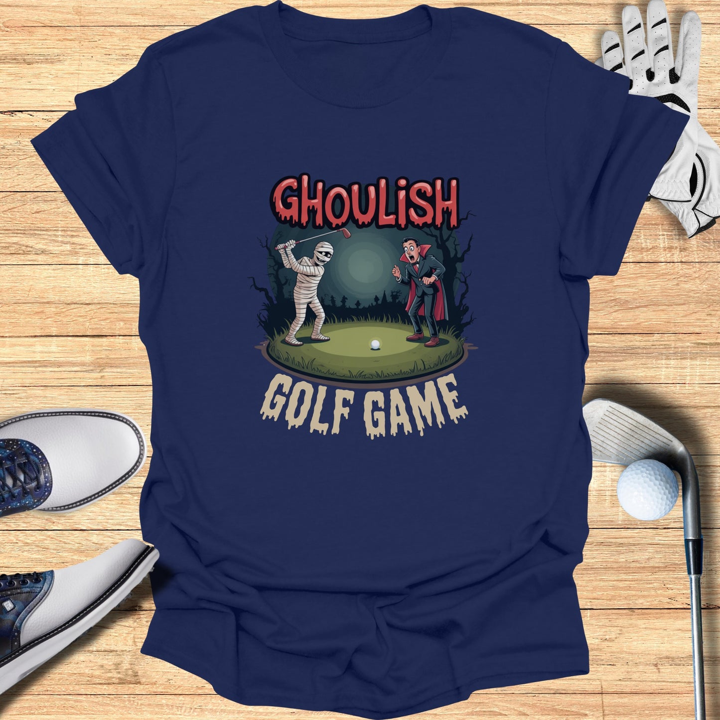 Ghoulish Golf Game T-Shirt