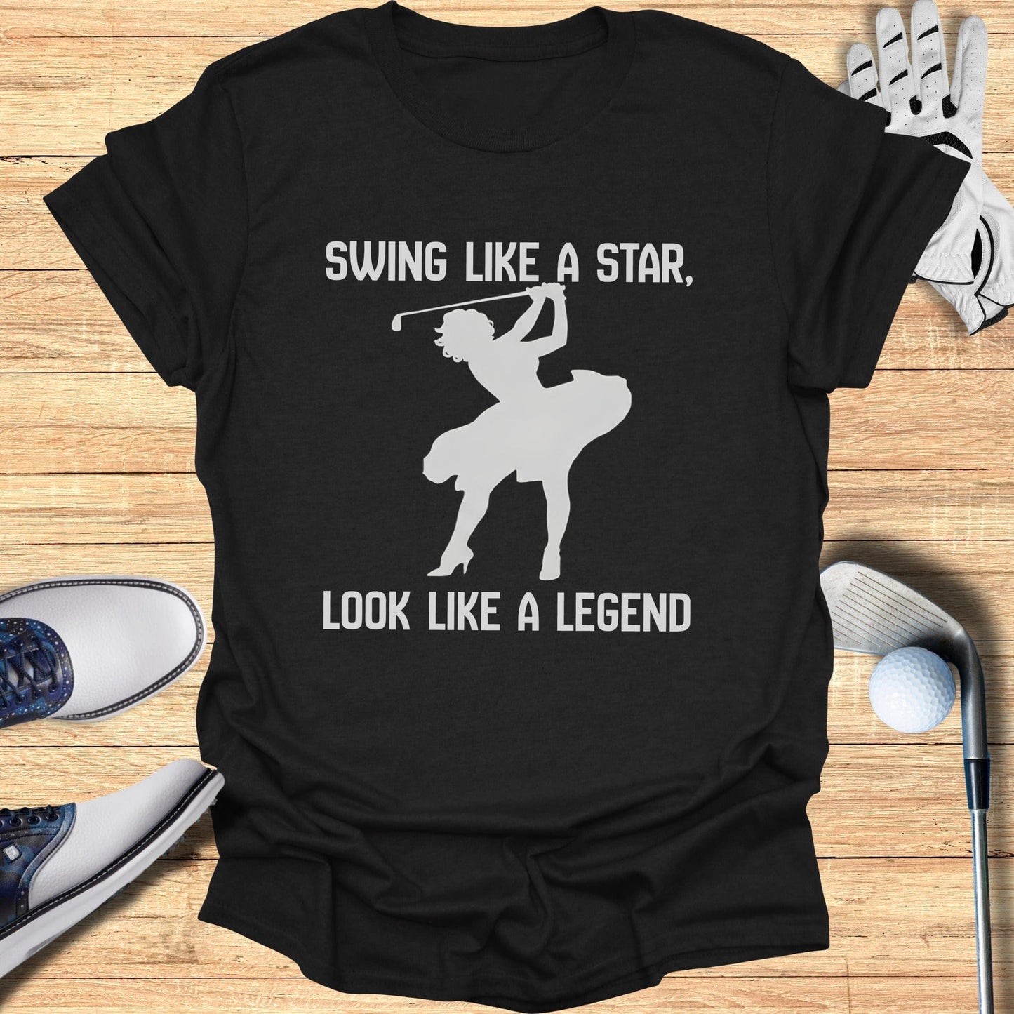 Swing Like A Star Look Like A Legend T-shirt