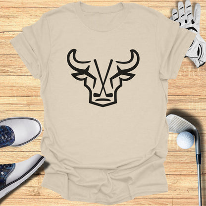 Stylish Graphic Tee with Unique Bull Head Design