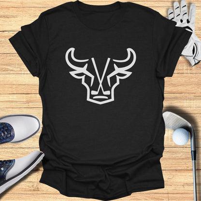 Stylish Bull Graphic Tee for Golf Enthusiasts