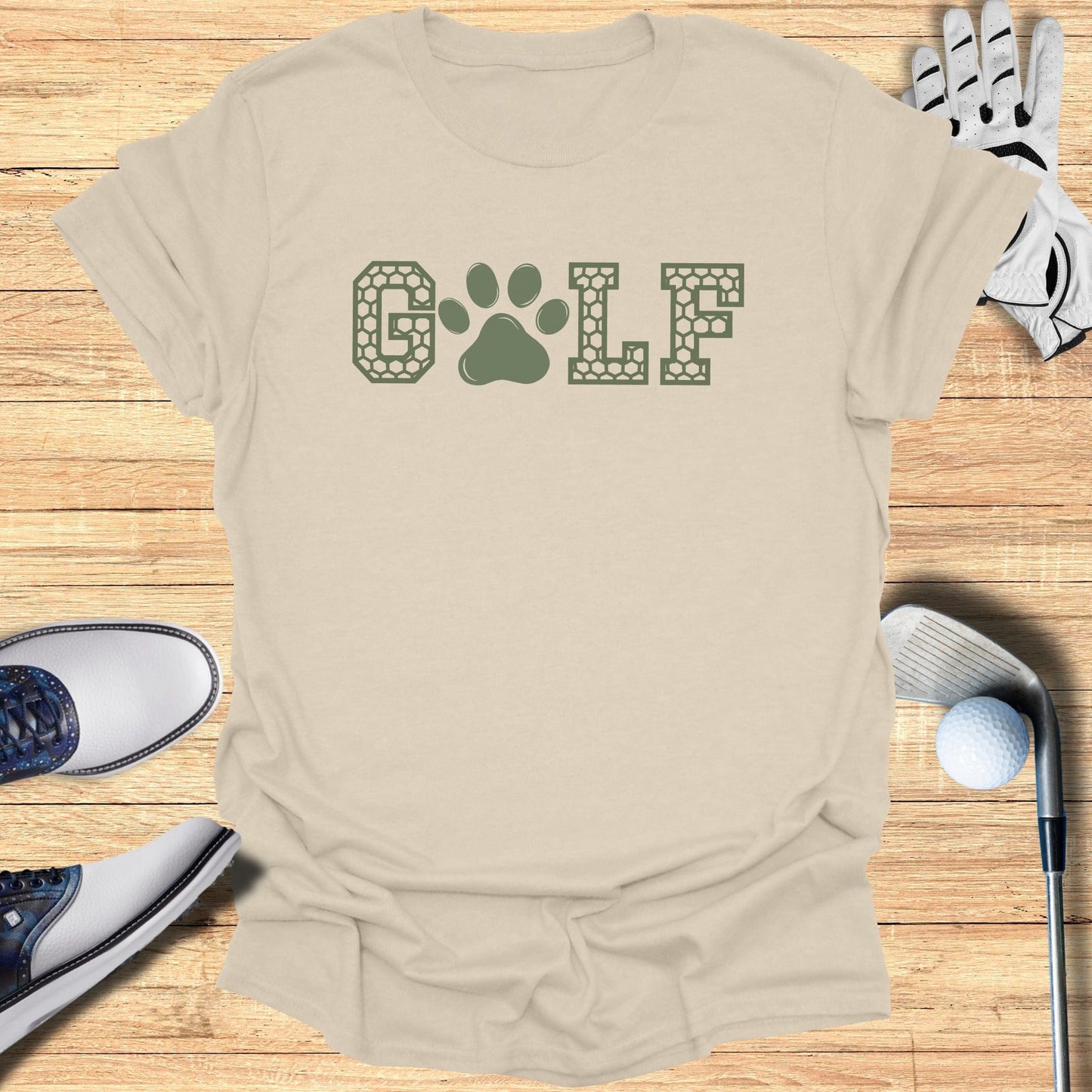 Golf Paw Print Graphic Tee Golf product