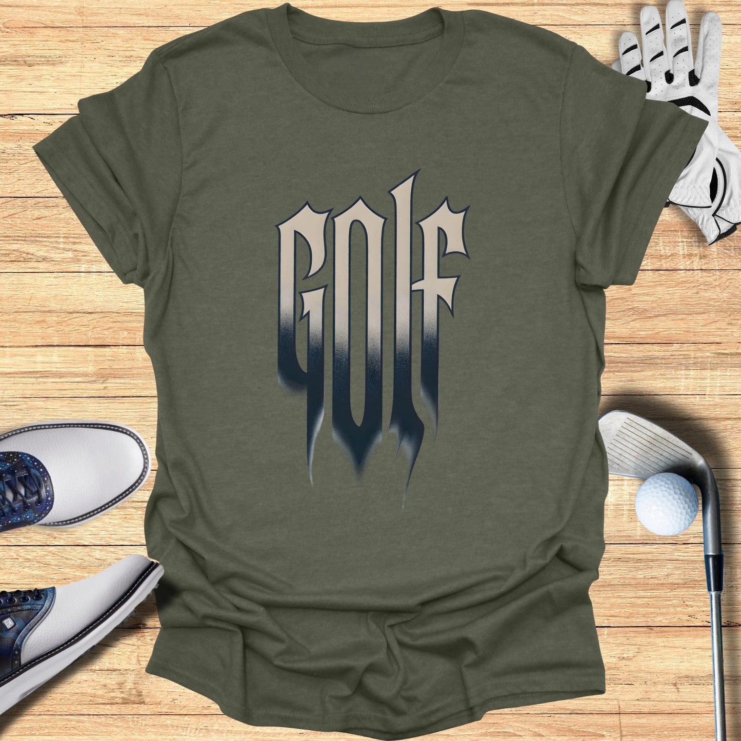 Unique Stylish Golf Themed Graphic T-shirt