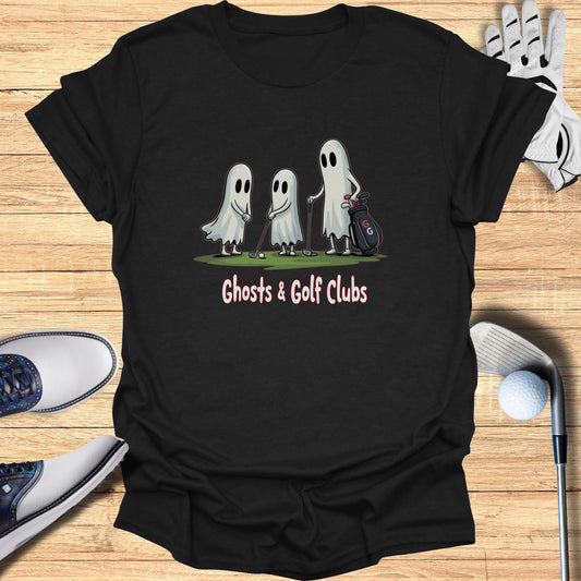 Ghosts & Golf Clubs Funny Graphic Halloween T-shirt product